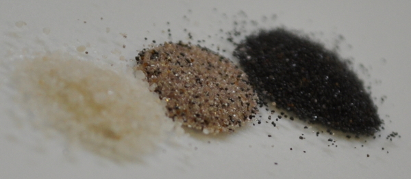 Mineral sands samples